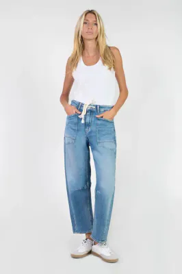Jeans balloon Madie bleu