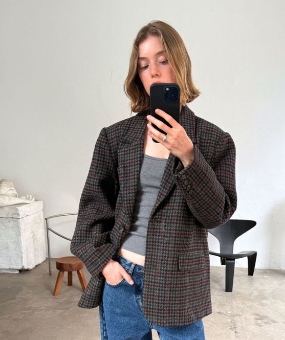 Hovedbilde  SOLVEJ WOOL BLAZER ruter