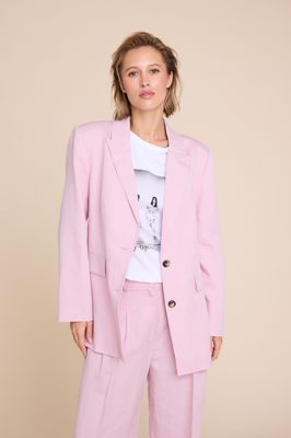 The Kid Linen Blazer rosa